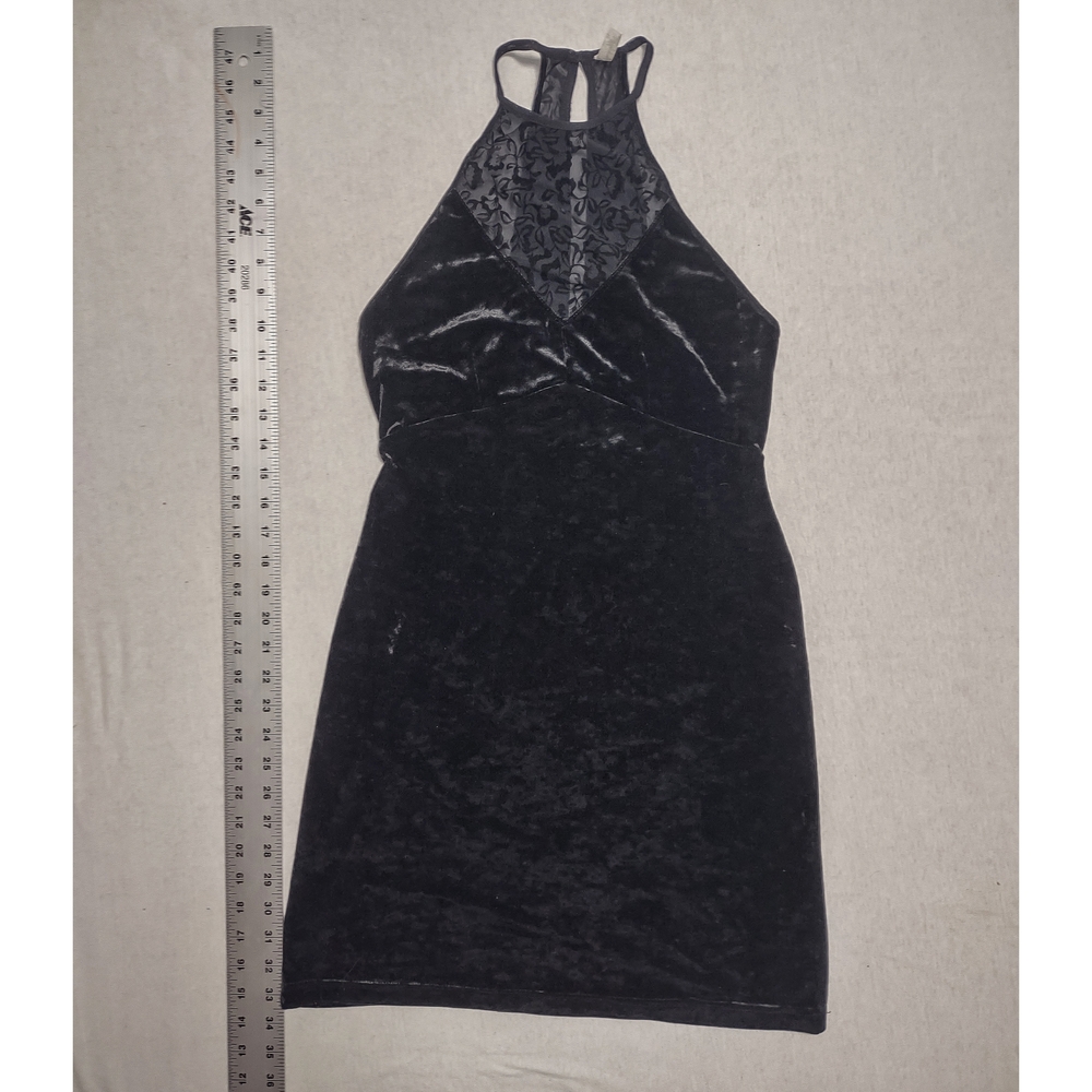 NWOT Free People Intimately Something Something Bodycon Dress| Black Velvet| S/P - Picture 7 of 7